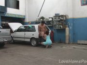 Fuckable cutie licks her lover's pulsating wiener 6/16