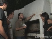 Tattooed angel impaled by a large cock 2/16