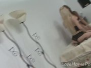 Three dykes lick and tease each other 1/16