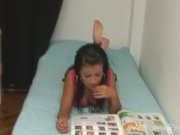 Kinky bimbo enjoys rough cowgirl on the bed 1/16