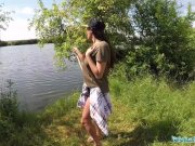 Public Agent Anissa Kate is a Big Boobed Cheating Wife Fucked in Tent 2/16