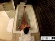 Jezebelle Bond taking a bath 8/16