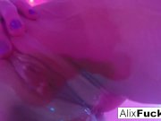 Busty Alix Lynx takes a hot shower 14/16