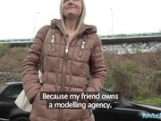 Public Agent Blonde runs from Police after fucking outdoors 2/16