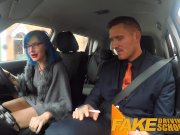 Fake Driving School Sexy emo gets her ass pounded and throat fucked 2/16