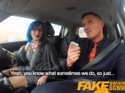 Fake Driving School Sexy emo gets her ass pounded and throat fucked 5/16