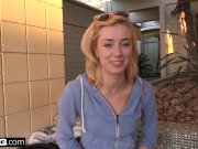 Amateur Haley Reed Gives Our BANG Producer A Sloppy Blowjob 1/16