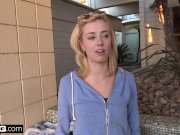 Amateur Haley Reed Gives Our BANG Producer A Sloppy Blowjob 2/16