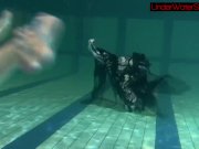 Blackhaired beauty Irina underwater 10/16