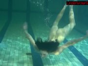 Blackhaired beauty Irina underwater 13/16