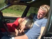 Fucking 80 years old granny roadside 12/16