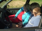 Fucking 80 years old granny roadside 6/16