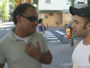 Stunning brunette gets pounded on the couch 2/16