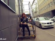 Jeny Smith public nudity on the road 7/16