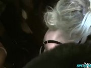 Bukkake party facials for Pixiee Little and Grace Harper 2/16