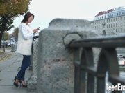 Sexy and young Emily Thorne anal sex 1/16