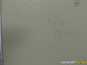 Ebony Leilani Leeane Sucks White Gloryhole Cock 2/16