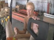 Mature lady makes the worker explode 14/16