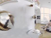 VRBangers-Hot Mom Seduces Her Step Sister to Lick Her Pussy 9/16