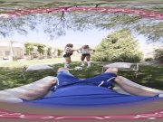 VRBangers-Busty Milf Bridgette B& Anya Olsen Eat's Eachother's Pussy 7/16