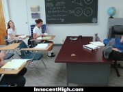 InnocentHigh - Skinny Rebellious Teen Fucked After School 15/16