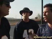 wild double penetration bang van orgy 1/16