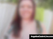 Curvy Cuban Angelina Castro & 2 Hot BBW's Do 3Way BlowJob! 12/16