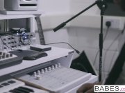 Babes - Julia De Lucia shows off her cute feet and nylons 2/16