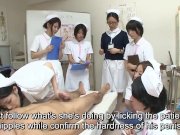 JAV nurses CFNM handjob blowjob seminar Subtitles 6/16
