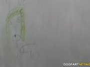 Busty Ebony Nikita Blade Takes Gloryhole Cock 13/16