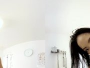 VR PORN-Sexy Ebony Give A Majestick Blowjob In Class(VR) 1/16