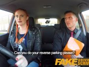 Fake Driving School Examiner sprays cum all over learners hairy pussy 3/16