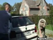 He screws his old mother in law outdoor 5/16