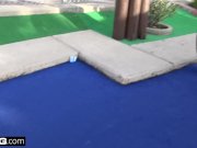 Maya Kendrick Amateur Teen Flashes Hairy Pussy on Mini-Golf Date 6/16