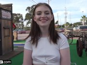 Maya Kendrick Amateur Teen Flashes Hairy Pussy on Mini-Golf Date 8/16