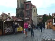 Granny tourist picked up for cock riding 1/16