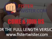 Fistertwister - Lesbian fisting fun for Jessica Bell after pussy gaping 16/16