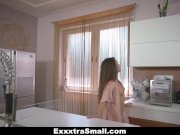 ExxxtraSmall - Hot Petite Girl Fucked In Kitchen 3/16