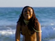 Ebony Island Girl Loves Big White Cock 16/16