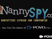 POVD Phat booty brunette Gia Paige bathroom fuck and mouthful 1/16