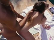 2 Teen Best Friends Watch Each Other get Fucked by BBC's 9/16