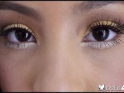 Exotic4k Ebony Natalie Hawke interracial fuck and eye squirt 1/16