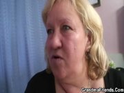 Big grandma takes two dicks 5/16