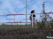 Public Agent Sexy Tourist Gets Multiple Orgasms in Car 1/16