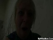 She finds her old mom sitting on her BF's dick 9/16