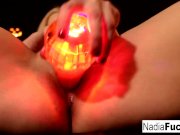 Stancked Nadia celebrates Halloween by making herself cum! 13/16