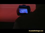 hot blonde babe gets dildo fucked on stage 8/16