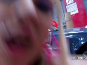 Melody Star is getting banged in a car 12/16