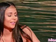 Twistys - Ariana Marie plays with her pussy by the pool 4/16