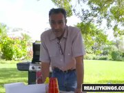 RealityKings - Jade Amber Has some Sneaky Sex on a Park Bench 2/16